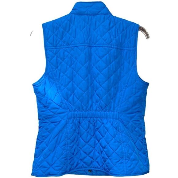 Talbots Diamond Quilted Vest in Royal Blue Women’s SP - Picture 3 of 5